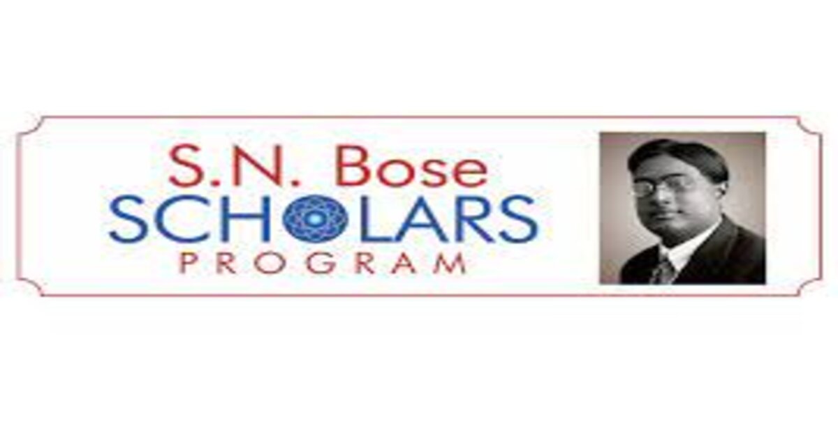 SN Bose Scholarship 2023