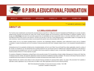 GP Birla Scholarship 2023