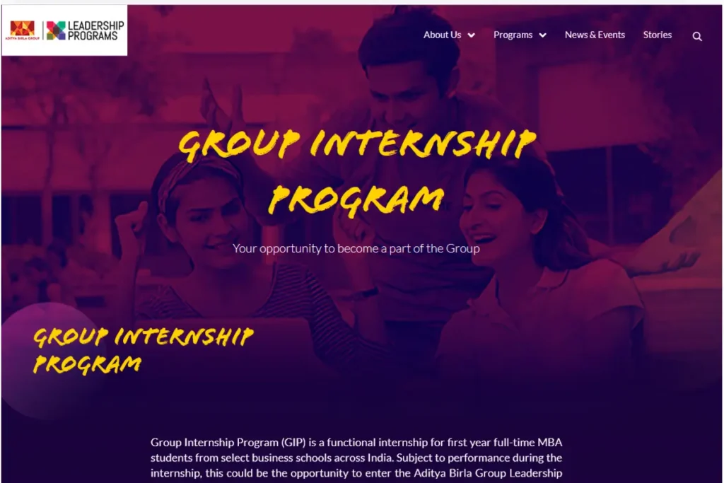 Aditya Birla Group Internship program